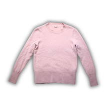 J.Crew 100 Cashmere Sweater Women's XS Pink Crew Neck Long Sleeve Knit Top