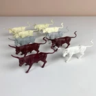 Marx Vtg 54mm Longhorn Steer Lot of 10 Roy Rogers Lone Ranger 1950s/1960s