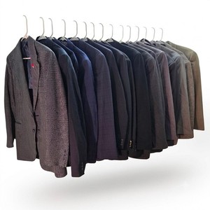 LOT OF 16 VINTAGE BLAZERS SUIT JACKET TWEED WOOL ACADEMIC SPORT COAT - SIZE 40R