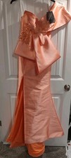 Terani Couture 241E2468 Evening Dress Coral LOW PRICE NEW Authentic