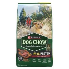 Nestlé Purina Petcare 108456 44 libras comida alta en proteínas para perros con carne de res real