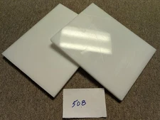White Plastic Delrin/Acetal sheet/block lot, 2 piece CNC Mill CNC Router(#508)