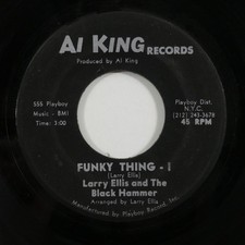 Funk 45 LARRY ELLIS & BLACK HAMMER Funky Thing AL KING HEAR l
