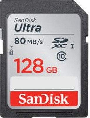 128 GB SanDisk Ultra SDXC Speicherkarte 128GB Memory Card Class 10 Karte Kamera