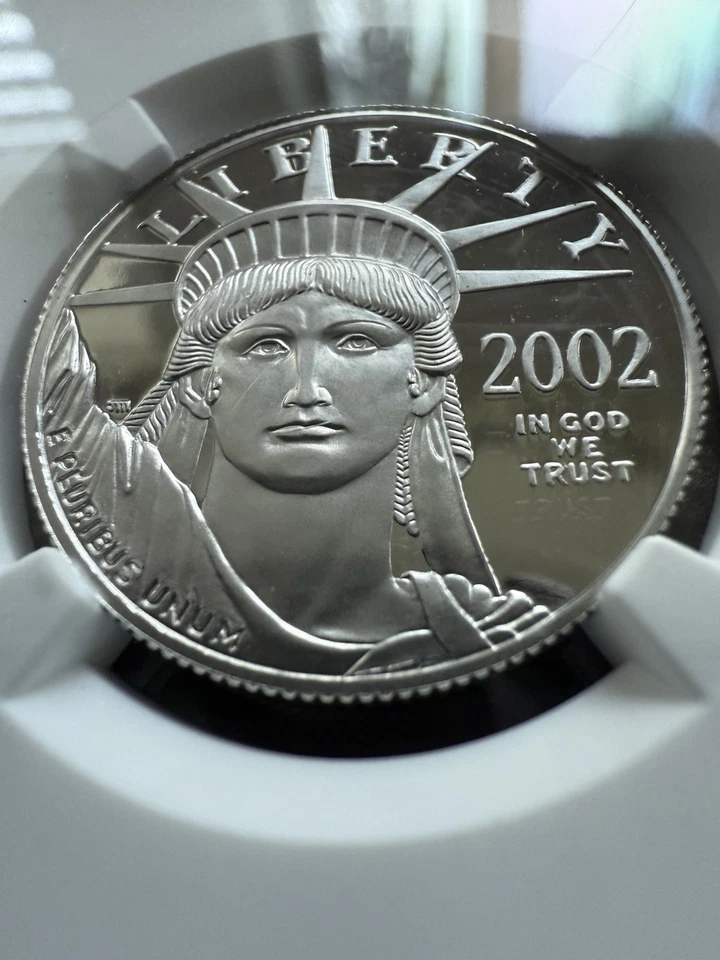 2002-W $50 American Platinum Eagle NGC PF70 Ultra Cameo Mike Castle Signed - Image 4 of 4