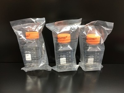 Corning REF 431531 Square PET Storage Bottles Lot 3 PCS