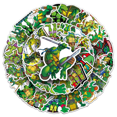 100x TEENAGE MUTANT NINJA TURTLES Sticker Deko Aufkleber Stickers Cartoon Comic