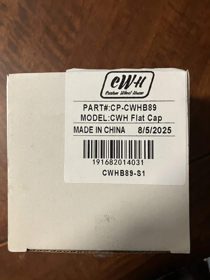 Tapa central de empuje de rueda Method PARTE#:CP-CWHB89 nueva en caja Foto 3 de 4