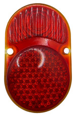 New Old Stock Small Circular Tail Light Lens 1926-30 Chevrolet 1671086