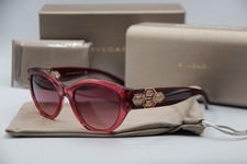NEW BVLGARI BV 8221-B 5478/8H VIOLET GOLD GRADIENT AUTHENTIC SUNGLASSES 53-20