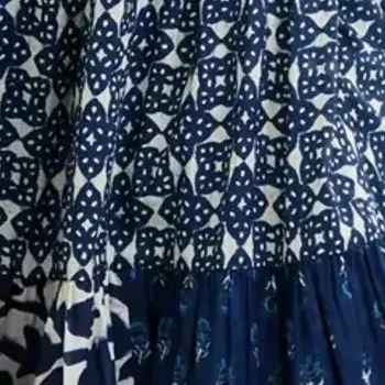 Женское платье Lucky Brand размер M пэчворк с принтом без рукавов - Изображение 2 из 3