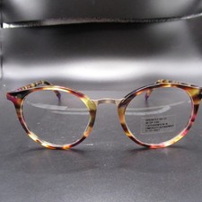 Stylish Eyeglass Frames Multicolor Tortoiseshell Round 49-20-140