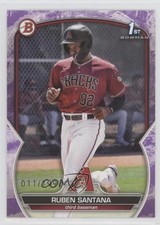 2023 Bowman Prospects Purple Pattern 11/199 Ruben Santana #BP-42 0i5v