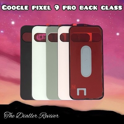 Für Google Pixel 9 Pro - Backglas Rückseite Cover Ersatz mit großem Kameraloch