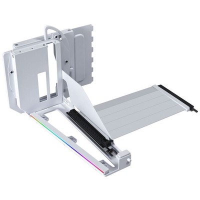 Lian Li Vertical GPU Mounting Kit, mit PCIe 5.0 Riser Kabel - Weiß - B-Ware