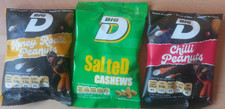 12x Big D Nuts Pub Card Choose Chilli Honey Roast Peanuts Salted Cashews Mix Bar