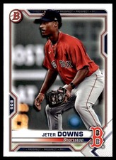 Jeter Downs 2021 Bowman Prospects #BP107 Boston Red Sox 29423 Baseball Card