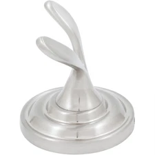 Charlotte Robe Hook, Satin Nickel by Stone Harbor Hardware