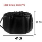 Large Waterproof Hose Storage Bag with Breathable Mesh Top for Outdoor Use