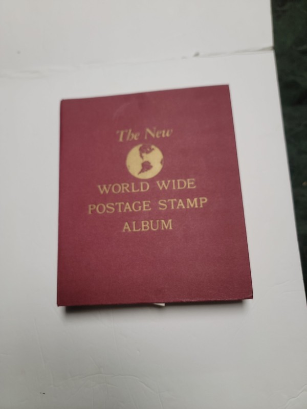The New World Wide Postage Stamp Album 1959  Over 775 Stamps & Covers See Photos