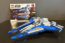 LEGO Star Wars: Mandalorian Starfighter (75316) w/ Instructions, No Minifigs