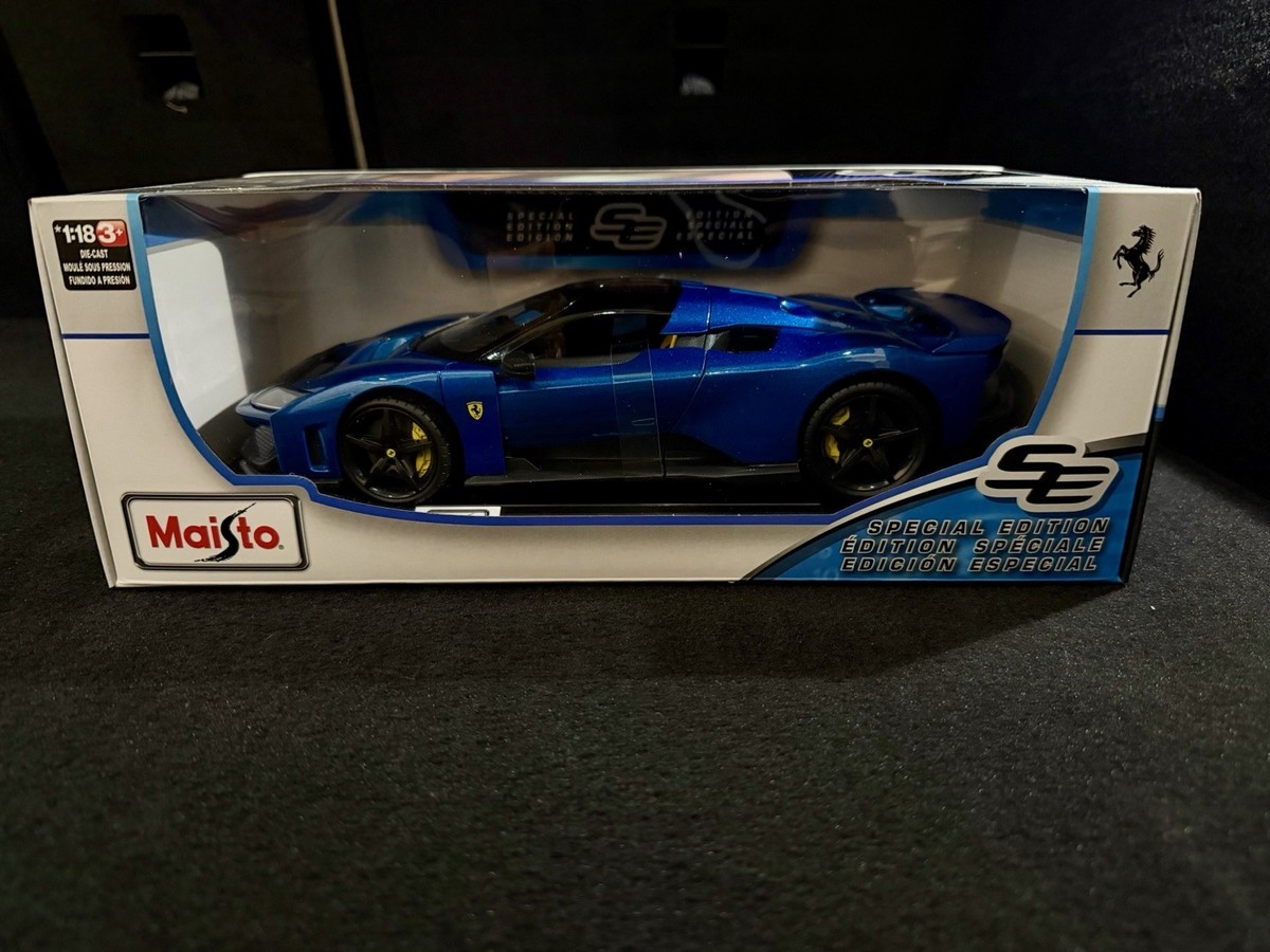 Maisto 1:18 Ferrari F80 Blue Full-open Diecast In Hand | eBay