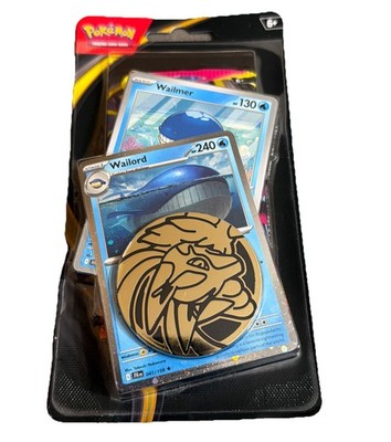 Pokémon TCG Mega Evolution Checklane Blister Wailord & Wailmer - Sealed!  
