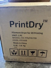 NEW PrintSry Filament Dryer FilaDryer S2 Storage Dry Box for 3D Printing