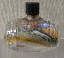 Vintage Isle of Wight Coloured Sand Barrel Souvenir with original label