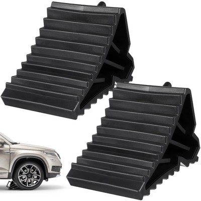  2 Pcs Reifenpositionierer Büro Gummianschlagkontrolle Reifenstopper