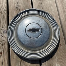 1950s 1960s Chevy Chevrolet Hub Cap Dog Dish 10.5 Inch Wheel Cover Vintage Rough