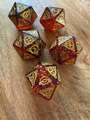 MTG W20 Spindown Würfel - Oversized - Dice Lord of the Rings: Tales of Middle E.