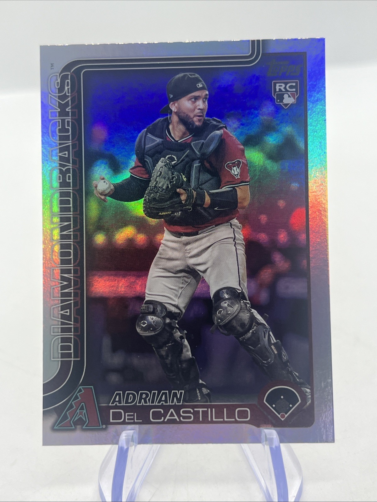 2025 Topps Series 1 - Rainbow Foil - Adrian Del Castillo - #226 RC Diamondbacks