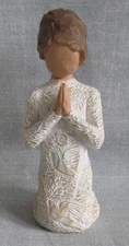 WILLOW TREE ANGEL PRAYER OF PEACE 2012 SUSAN LORDI DEMDACO SCULPTED 4" FIGURINE
