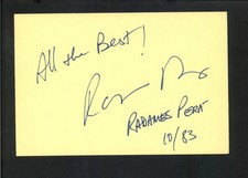 Radames Pera - Signed Autograph 4x6 Index Card - Kung Fu - Young Caine -Red Dawn