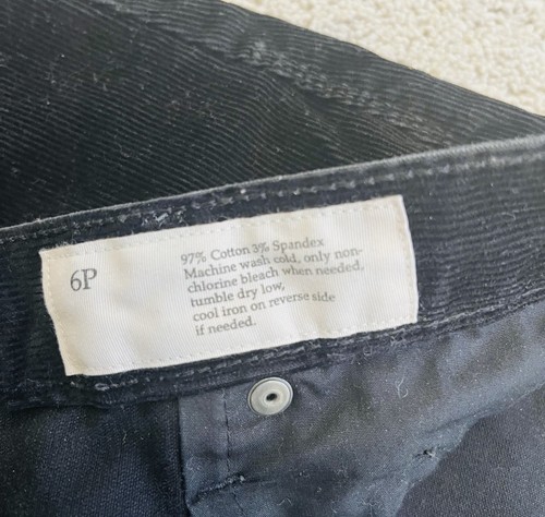 Ann Taylor Loft Modern Slim Schwarz Cordhose Gr. 6P - Bild 4 von 6