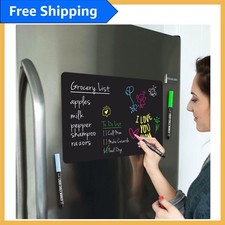 Durable 17x11 Magnetic Whiteboard - Includes Markers and Big Eraser for Planning