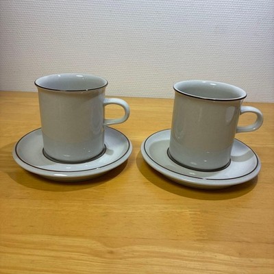 ARABIA Fennica coffee cup and saucer set of 2
