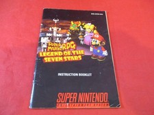 Super Mario RPG 7 Stars Nintendo SNES Instruction Manual Booklet ONLY W