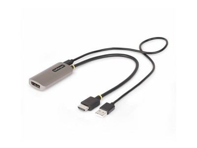 StarTech.com 30cm HDMI auf DisplayPort Adapterkabel 8K 60Hz Aktives 2.1 zu DP