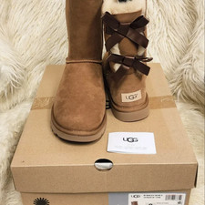 Womens UGG Women'S Mini Bailey Bow Ii Suede Boots UK3-7