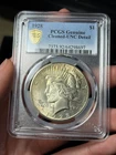 1928 PCGS UNC Details Peace Silver Dollar KEY DATE Light Toning NICE COIN
