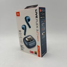 JBL Live Flex 3 - True Wireless Noise Cancelling Earbuds - Blue - NEW SEALED