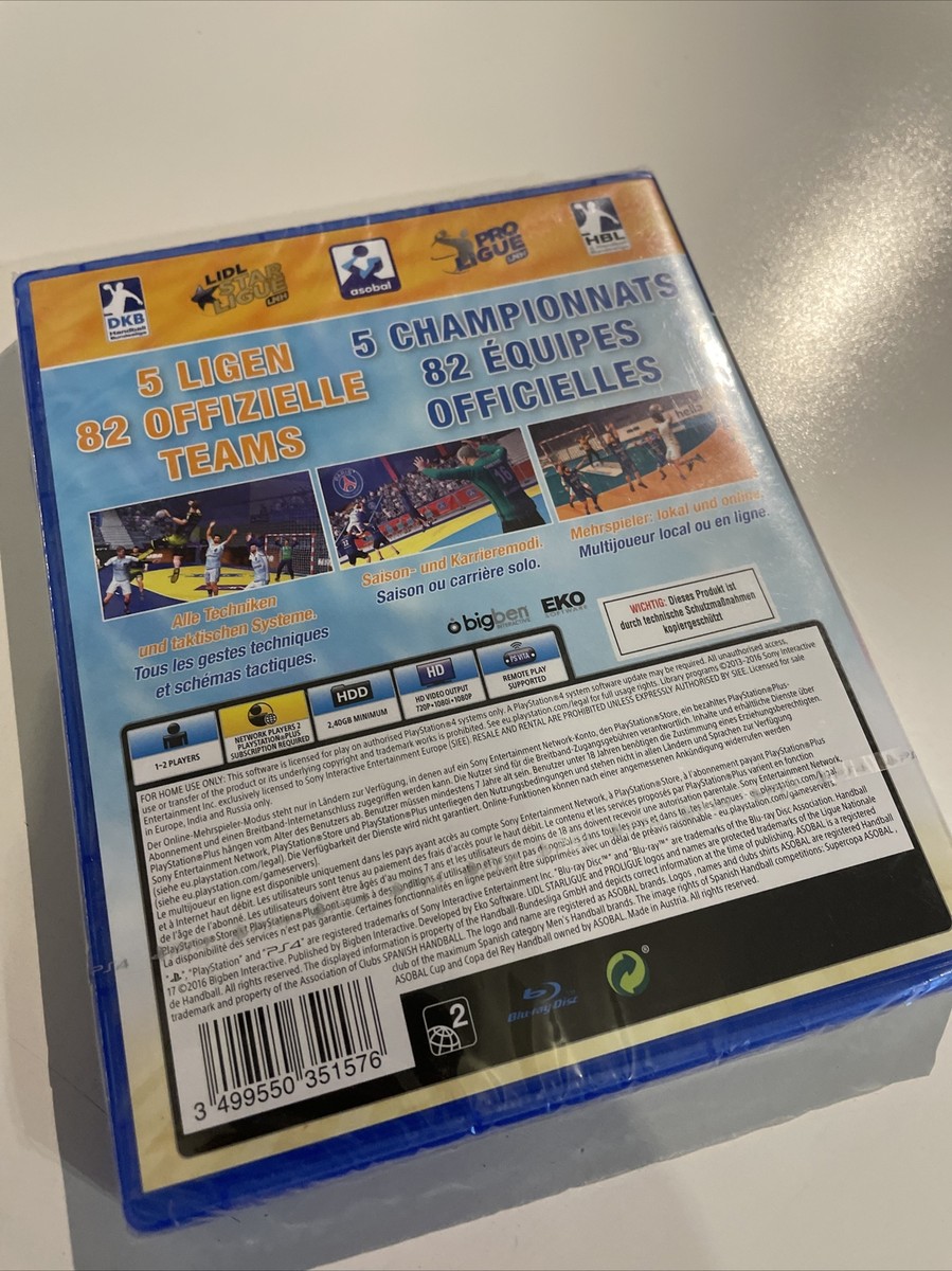 Jeu Handball 17 - Version Française - Neuf Sous Blister Pour PS4