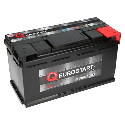 PKW Autobatterie 12 Volt 110Ah Eurostart SMF Starterbatterie ersetzt 88 90 92 Ah