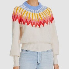 148 French Connection Women's Beige Knit Sweater Sweatshirt Size XS