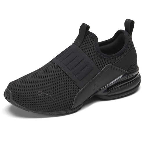 PUMA Axelion Slip On Womens Black Sneakers Casual Shoes 37754302 - Picture 2 of 6