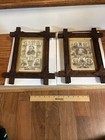 1860s CIVIL WAR Leaders Old Wood Framed. Federal And Confederate. Vintage Estate — photo 1