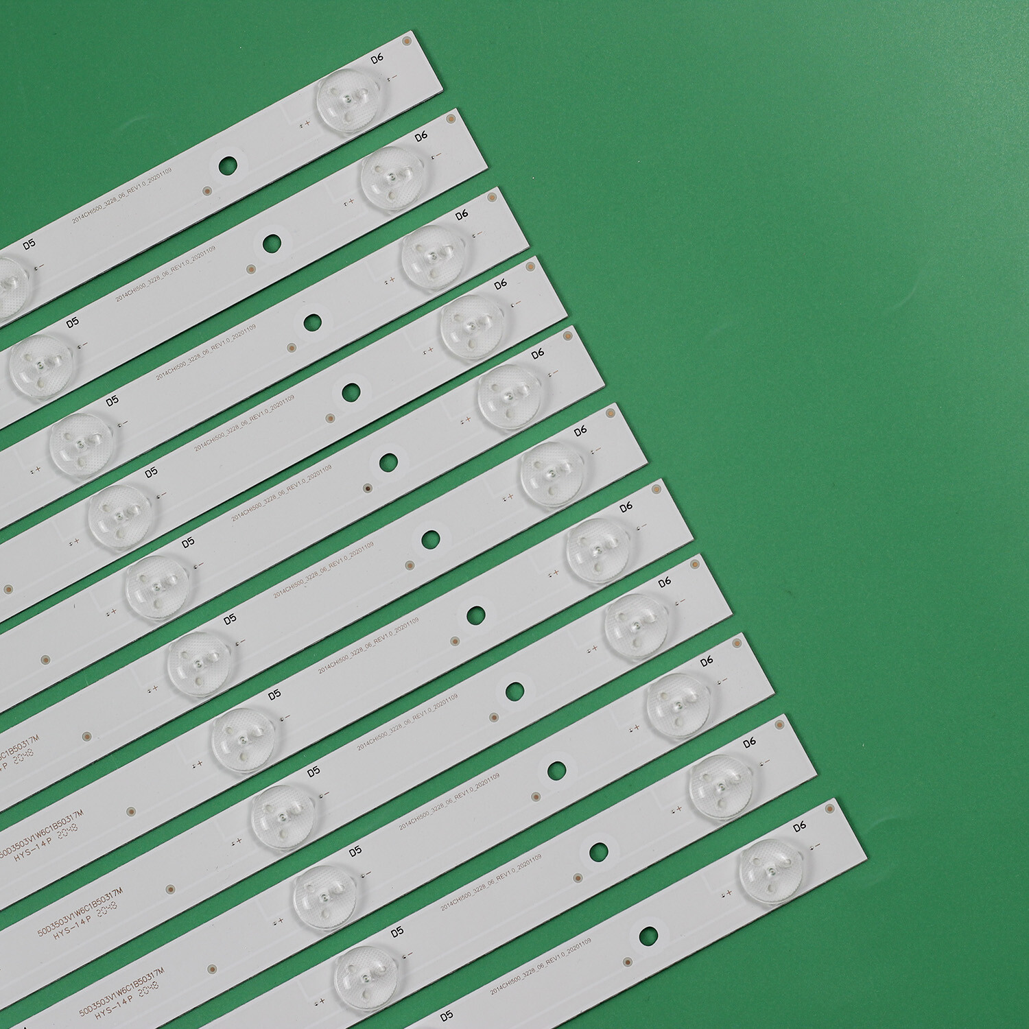 Kit Tiras Led Compatibles Con: Hisense 50h7gb1 (10pzs) | Meses Sin Interés - Foto 3