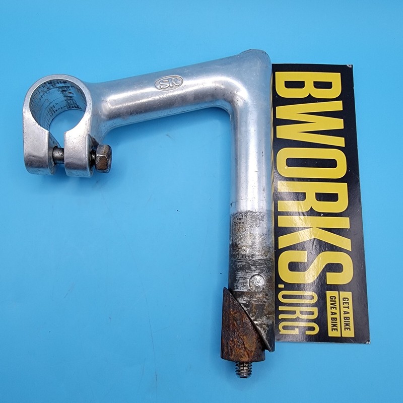 Vintage SR 1" Quill Stem 25.4mm Clamp 100mm Alloy Road Bike Stem  g22